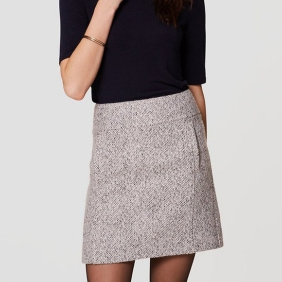 LOFT Dresses & Skirts - NWT CUTE Tweed Pocket Skirt